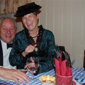 Judy and Peter with his best dressed lady