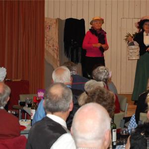 The Kettleburgh Belles Liz Jackie Dilly dallying all the way home